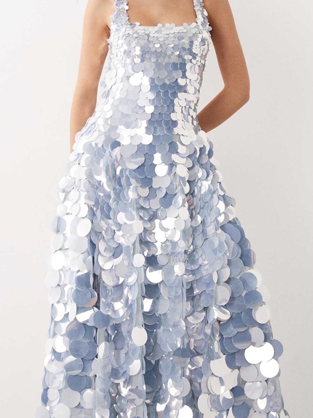 ASOS Ice-Blue Sequin Dress